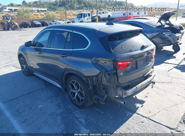 WBXHU7C38H5H33892 2017 BMW X1 Gray Հետևի ձախ