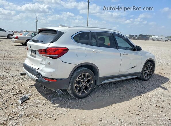 WBXJG7C04M5S69375 2021 BMW X1 White Задня права чверть