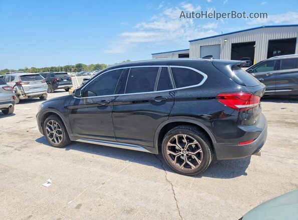 WBXJG7C07M5T35644 2021 BMW X1 Black Հետևի ձախ
