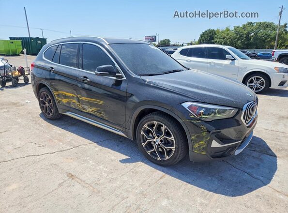 WBXJG7C07M5T35644 2021 BMW X1 Black Առջևի աջ