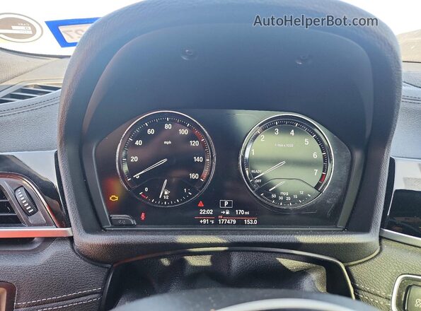 WBXYJ5C32JEF73902 2018 BMW X2 Черный Вид щитка приборов