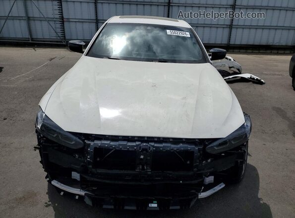 WBY33AW09RFS55255 2024 BMW I4 White Դիմացի տեսք