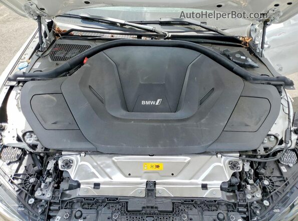 WBY33AW09RFS55255 2024 BMW I4 White Սալոնի հետևի տեսք