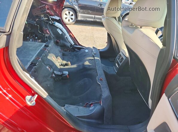 WBY33HD01SFV82492 2025 BMW I4 Maroon Հետևի նստատեղերի տեսք