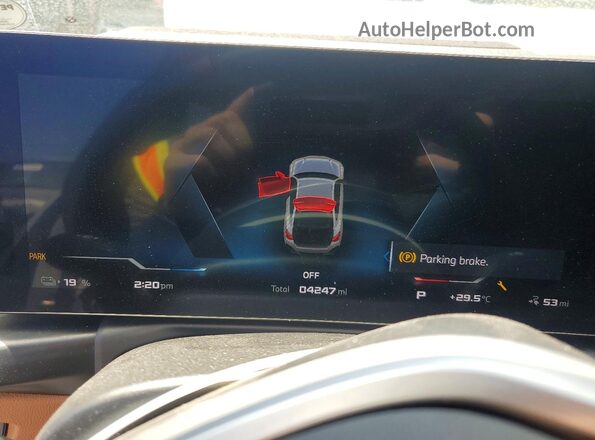 WBY33HD06SFV80379 2025 BMW I4 Серый Вид щитка приборов