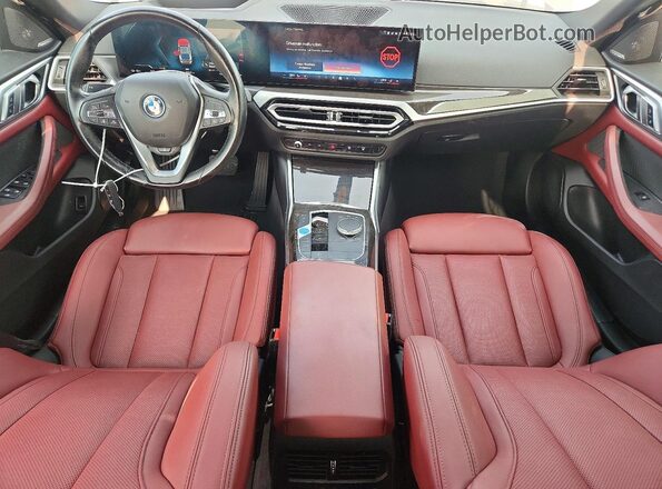 WBY43AW05RFR59926 2024 BMW I4 Silver Dashboard view