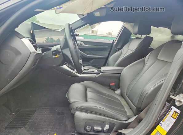 WBY43AW07PFP83233 2023 BMW I4 Черный Вид салона спереди