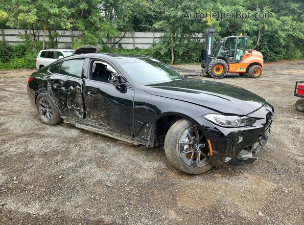 WBY43AW07PFP83233 2023 BMW I4 Черный Передняя правая четверть