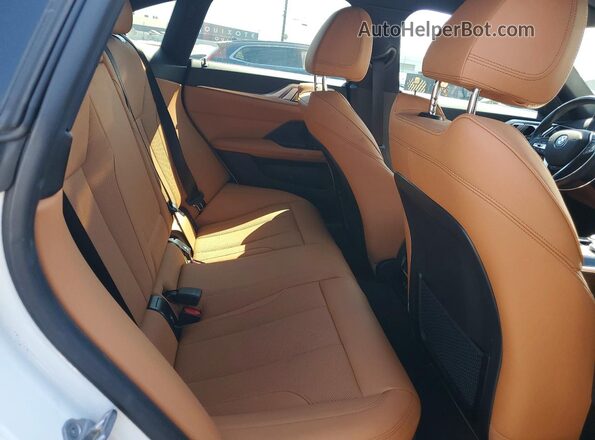 WBY73AW05RFR79932 2024 BMW I4 White Rear seats view