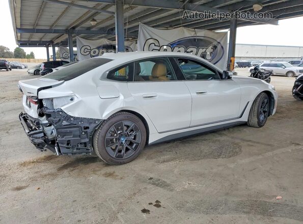 WBY73AW09NFM79881 2022 BMW I4 White Задня права чверть