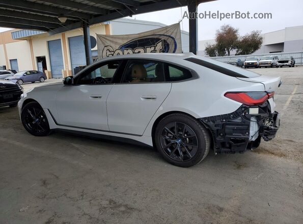 WBY73AW09NFM79881 2022 BMW I4 White Задня ліва чверть