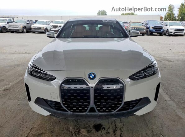 WBY73AW09NFM79881 2022 BMW I4 White Вид спереду