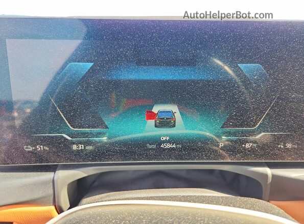 WBY73AW0XPFR25023 2023 BMW I4 Green ხელსაწყოთა პანელის ხედი