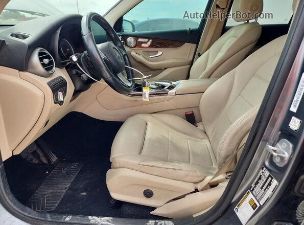WDC0G4JB1GF083166 2016 MERCEDES-BENZ GLC-CLASS Gray Front interior view