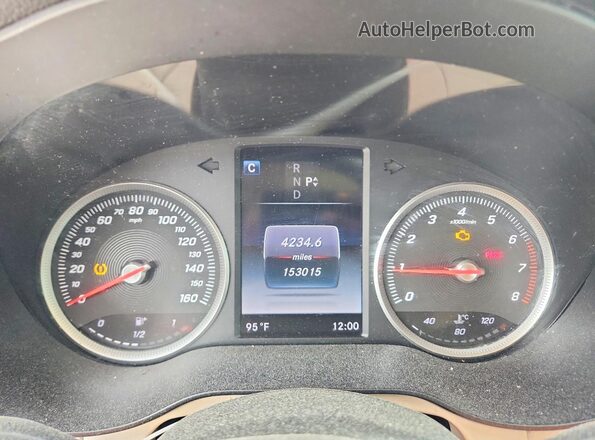 WDC0G4JB1GF083166 2016 MERCEDES-BENZ GLC-CLASS Gray Instrument cluster view