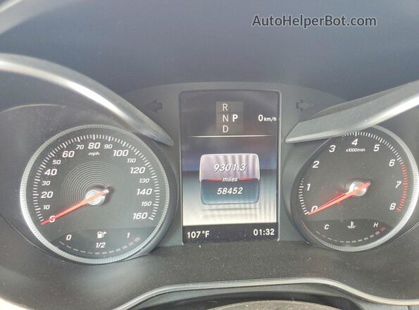 WDC0G4JB1JV098117 2018 MERCEDES-BENZ GLC-CLASS Burgundy Vista del cuadro de instrumentos