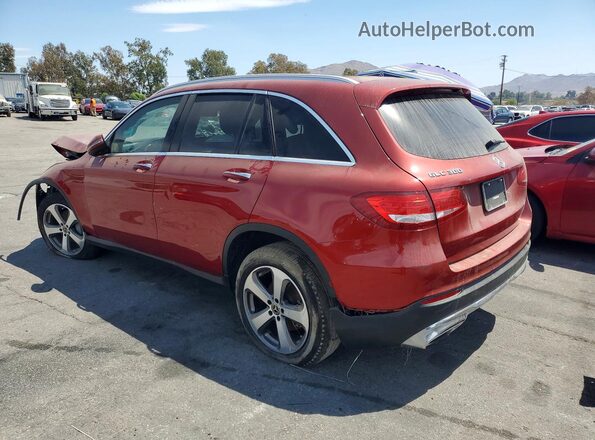 WDC0G4JB1JV098117 2018 MERCEDES-BENZ GLC-CLASS Burgundy Trasero izquierdo