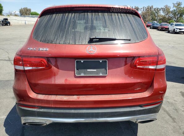 WDC0G4JB1JV098117 2018 MERCEDES-BENZ GLC-CLASS Burgundy Vista trasera