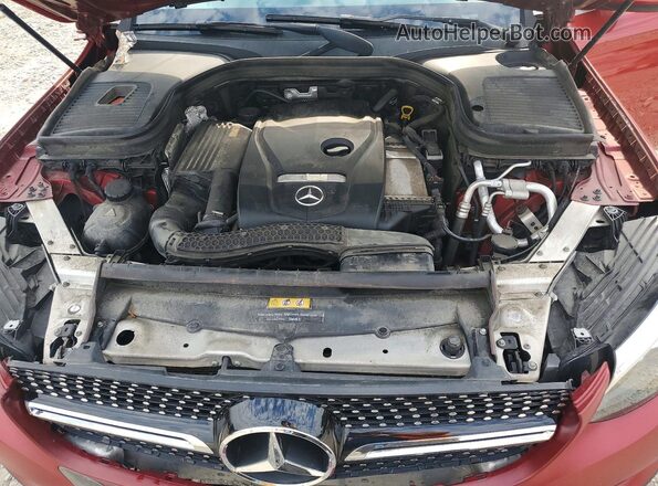 WDC0G4JB2HF139987 2017 MERCEDES-BENZ GLC-CLASS Red Вид наклейки з VIN-кодом