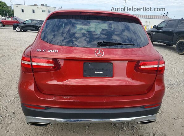 WDC0G4JB2HF139987 2017 MERCEDES-BENZ GLC-CLASS Red Вид салону спереду