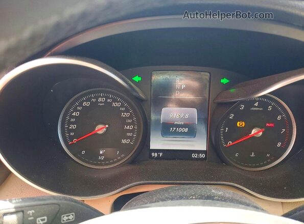 WDC0G4JB2K1000852 2019 MERCEDES-BENZ GLC-CLASS White ხელსაწყოთა პანელის ხედი