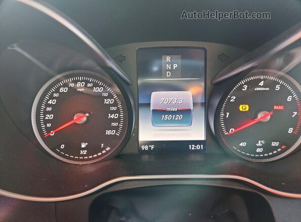WDC0G4JB3HF129307 2017 MERCEDES-BENZ GLC-CLASS Black ხელსაწყოთა პანელის ხედი