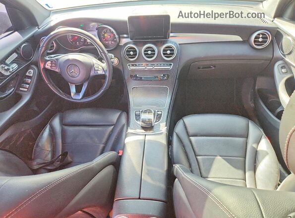 WDC0G4JB3HF129307 2017 MERCEDES-BENZ GLC-CLASS Black წინა პანელის ხედი