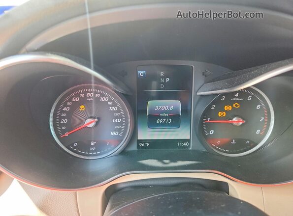 WDC0G4JB4KV160157 2019 MERCEDES-BENZ GLC-CLASS Серебряный Вид щитка приборов