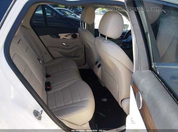 WDC0G4JB5JV079859 2018 MERCEDES-BENZ GLC 300 White VIN sticker view