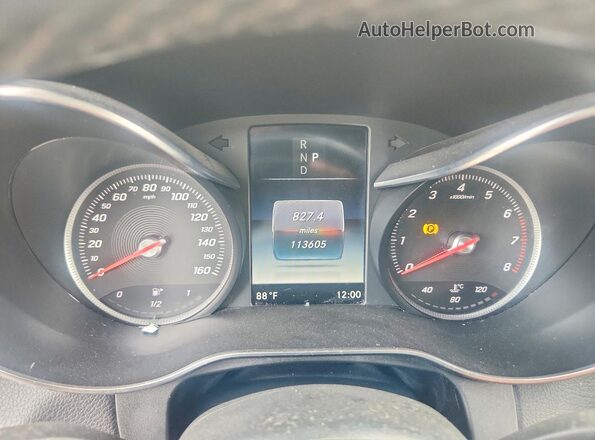 WDC0G4JB6HF132895 2017 MERCEDES-BENZ GLC-CLASS White Вид щитка приладів