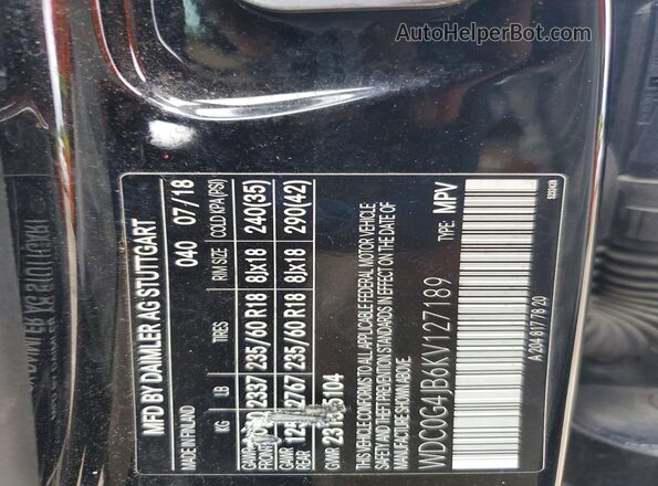 WDC0G4JB6KV127189 2019 MERCEDES-BENZ GLC-CLASS Черный Вид подкапотного пространства