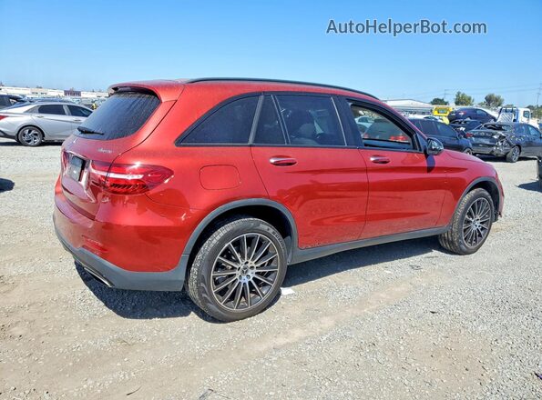 WDC0G4KB2HV009678 2017 MERCEDES-BENZ GLC-CLASS Красный Задняя правая четверть