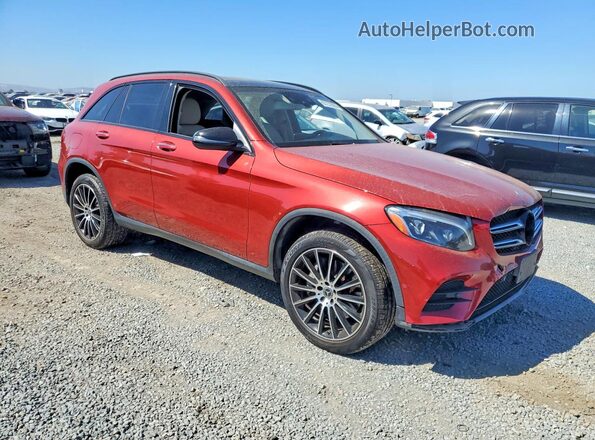 WDC0G4KB2HV009678 2017 MERCEDES-BENZ GLC-CLASS Красный Передняя правая четверть
