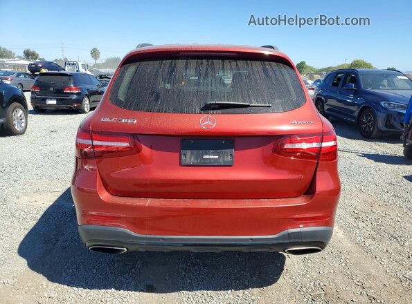 WDC0G4KB2HV009678 2017 MERCEDES-BENZ GLC-CLASS Красный Вид сзади