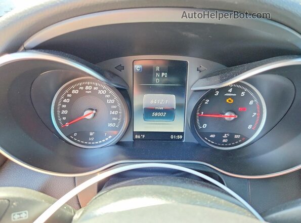 WDC0G4KB3HF126731 2017 MERCEDES-BENZ GLC-CLASS Black ხელსაწყოთა პანელის ხედი