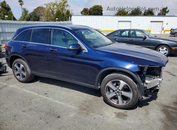 WDC0G4KB4KV124869 2019 MERCEDES-BENZ GLC-CLASS Синий Передняя правая четверть