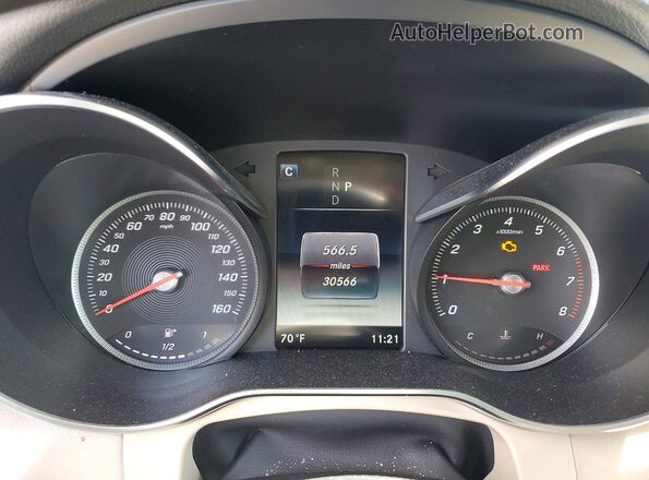 WDC0G4KB4KV124869 2019 MERCEDES-BENZ GLC-CLASS Синий Вид щитка приборов