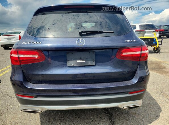 WDC0G4KB5HF131624 2017 MERCEDES-BENZ GLC-CLASS Blue Rear view