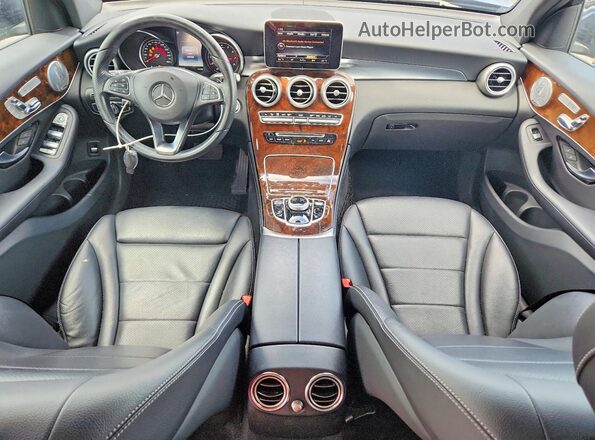WDC0G4KB5HF131624 2017 MERCEDES-BENZ GLC-CLASS Blue Dashboard view