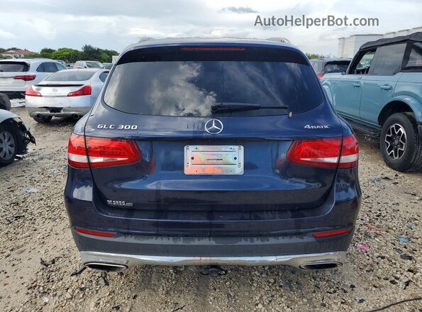 WDC0G4KB6HF156600 2017 MERCEDES-BENZ GLC-CLASS Blue Հետևի տեսք