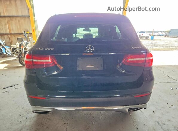 WDC0G4KB6JV036503 2018 MERCEDES-BENZ GLC-CLASS Black Rear view