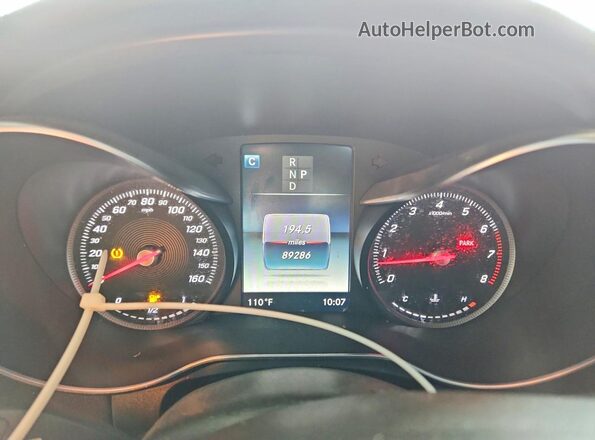 WDC0G4KB6JV036503 2018 MERCEDES-BENZ GLC-CLASS Black Instrument cluster view