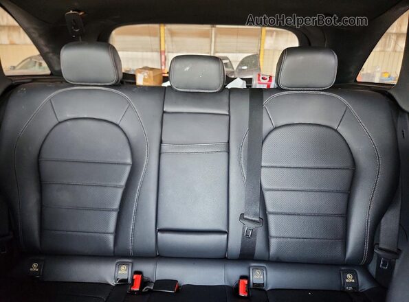WDC0G4KB6JV036503 2018 MERCEDES-BENZ GLC-CLASS Black Rear seats view