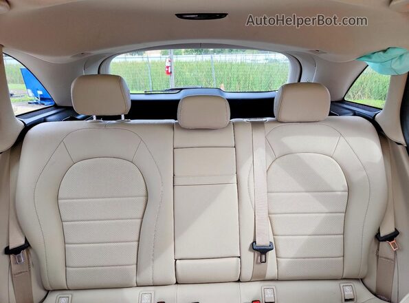 WDC0G4KB6KV155864 2019 MERCEDES-BENZ GLC-CLASS Red Rear seats view