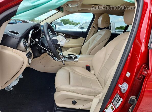 WDC0G4KB6KV155864 2019 MERCEDES-BENZ GLC-CLASS Red Front interior view