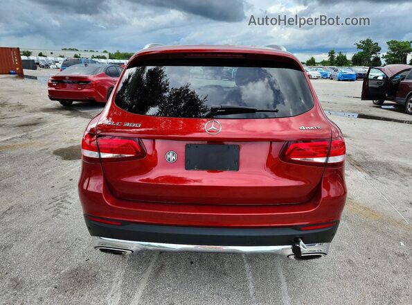 WDC0G4KB6KV155864 2019 MERCEDES-BENZ GLC-CLASS Red Rear view