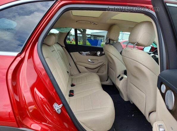 WDC0G4KB6KV155864 2019 MERCEDES-BENZ GLC-CLASS Red Rear interior view