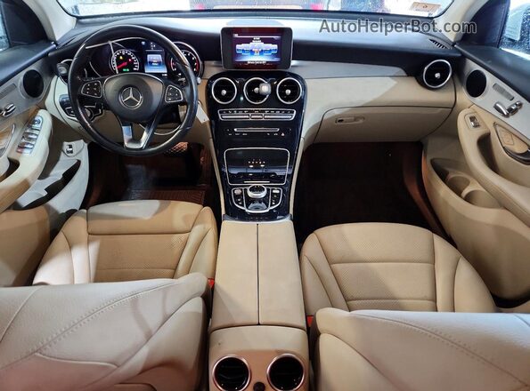 WDC0G4KB7HF144729 2017 MERCEDES-BENZ GLC-CLASS White Widok deski rozdzielczej