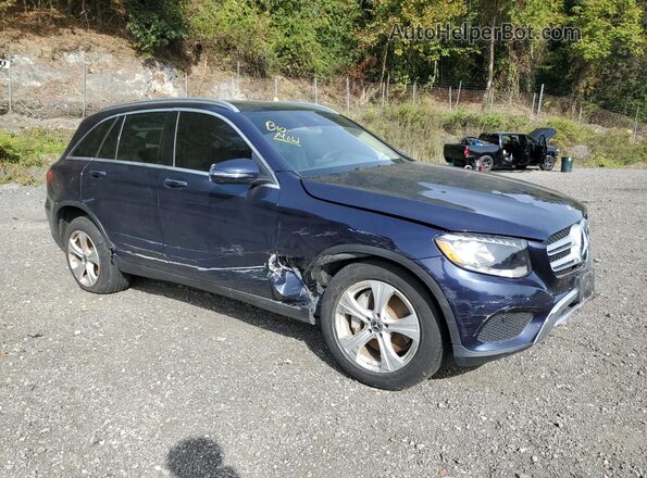 WDC0G4KB8HF214724 2017 MERCEDES-BENZ GLC-CLASS Blue Przód prawy