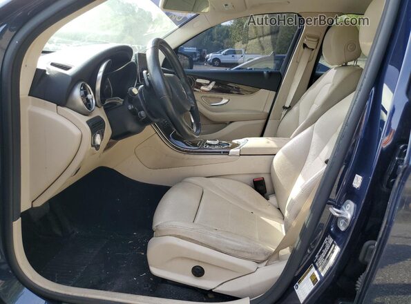 WDC0G4KB8HF214724 2017 MERCEDES-BENZ GLC-CLASS Blue Widok wnętrza z przodu